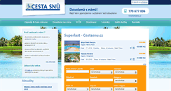 Desktop Screenshot of cestasnu.cz